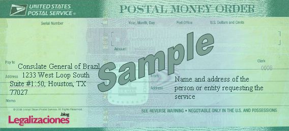 Pago postal (Money order)